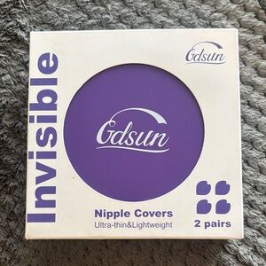 Invisible Purple Nipple Covers - 2 Pairs